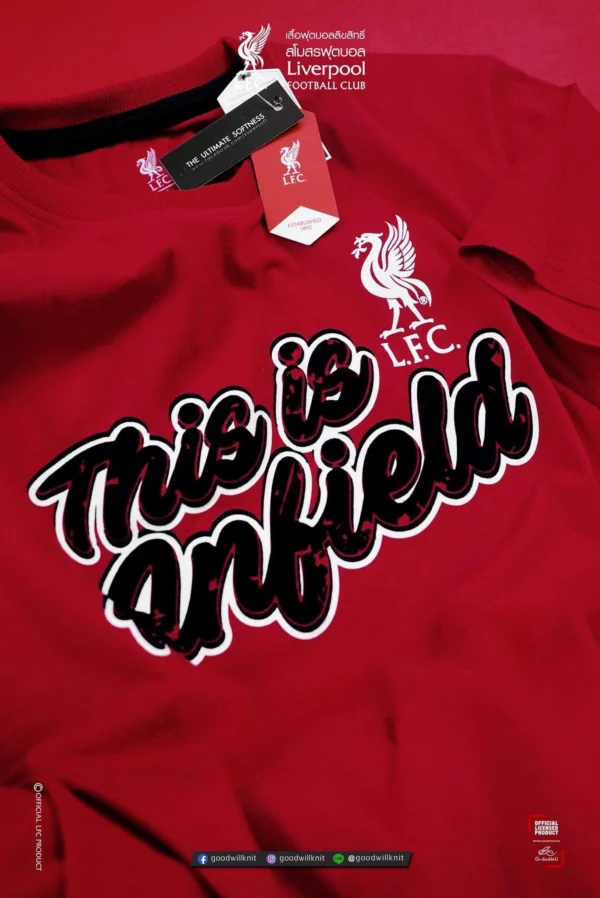 เสื้อลิเวอร์พูล เสื้อคอกลม ซุปเปอร์ซอฟต์ ลิขสิทธิ์ มี 3 สี รุ่น LFC-SF007 - Image 7