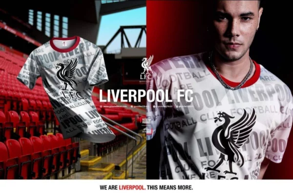 เสื้อคอกลม ลิเวอร์พูล ลิขสิทธิ์แท้ รุ่น LFC-HG033WH - Image 3