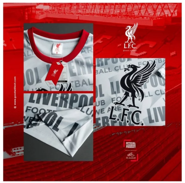 เสื้อคอกลม ลิเวอร์พูล ลิขสิทธิ์แท้ รุ่น LFC-HG033WH - Image 4