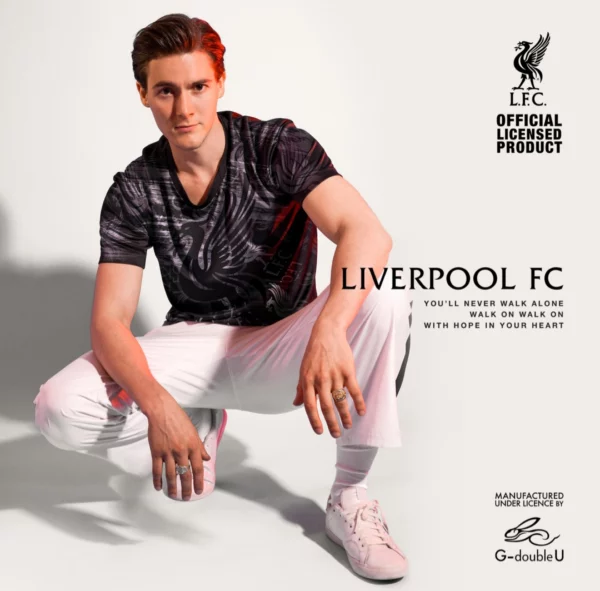 เสื้อคอกลม ลิเวอร์พูล ลิขสิทธิ์แท้ รุ่น LFC-HG026BK - Image 2