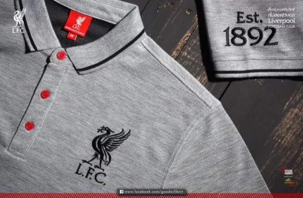 เสื้อลิเวอร์พูล ลิขสิทธิ์ โปโล โพลี รุ่น LFC-PO06 (TOPDYED) - Image 3