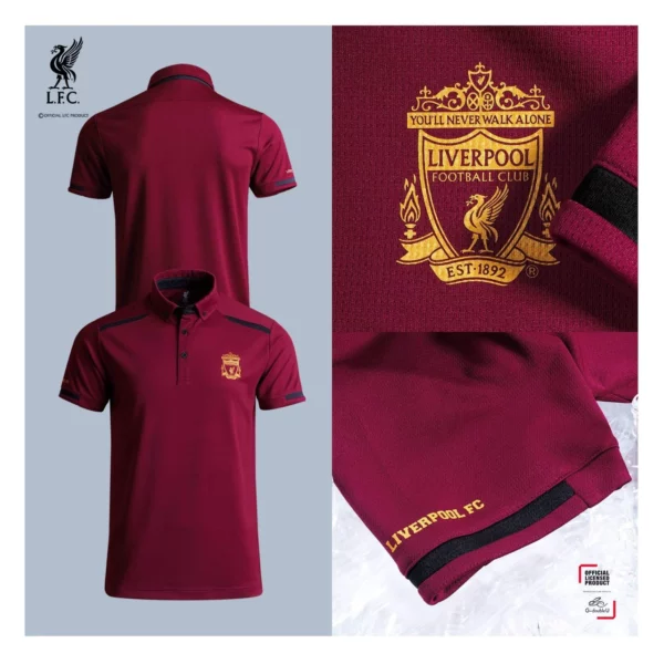 Liverpool เสื้อลิเวอร์พูล เสื้อโปโล ลิเวอร์พูล ลิขสิทธิ์ รุ่น P053 - Image 3