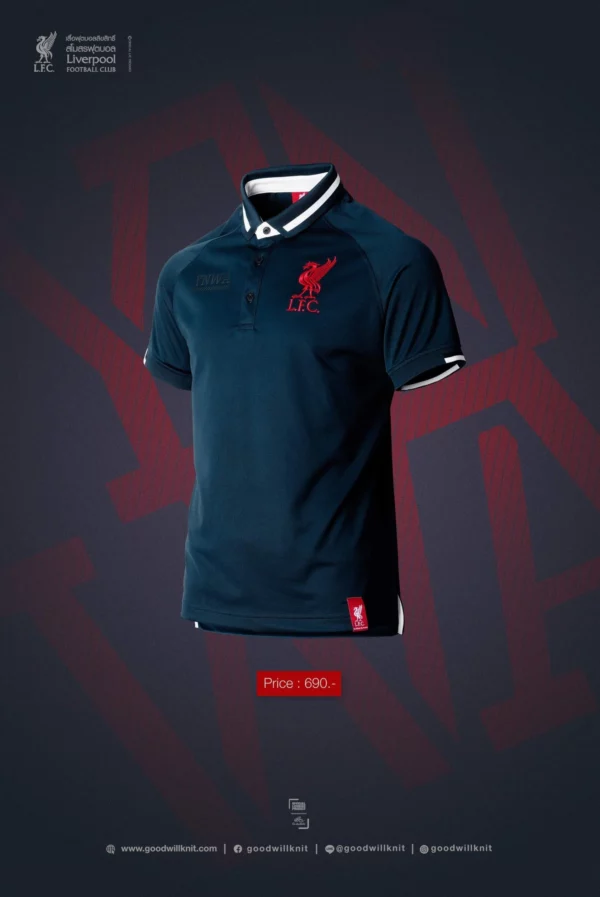 เสื้อลิเวอร์พูล เสื้อโปโล ลิเวอร์พูล ลิขสิทธิ์ มี 3 สี รุ่น LFC-PL-032 - Image 6