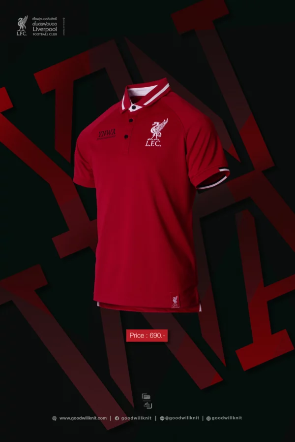 เสื้อลิเวอร์พูล เสื้อโปโล ลิเวอร์พูล ลิขสิทธิ์ มี 3 สี รุ่น LFC-PL-032 - Image 2