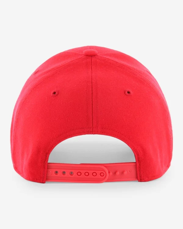 LFC 47 Juniors Snapback MVP Wool All Red Cap - Image 2